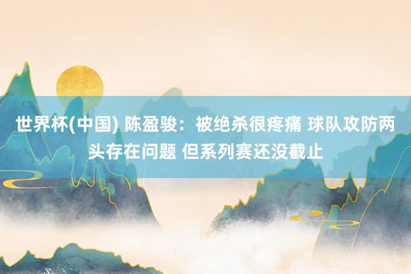 世界杯(中国) 陈盈骏：被绝杀很疼痛 球队攻防两头存在问题 但系列赛还没截止